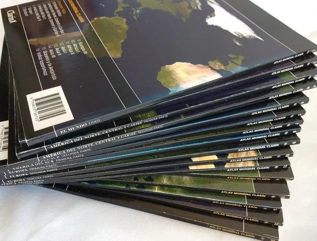 Libro usado en venta: Atlas Mundial Clarin del estudiante; editorial AGEA impreso en 2009 realizamos envios a todo el mundo.3