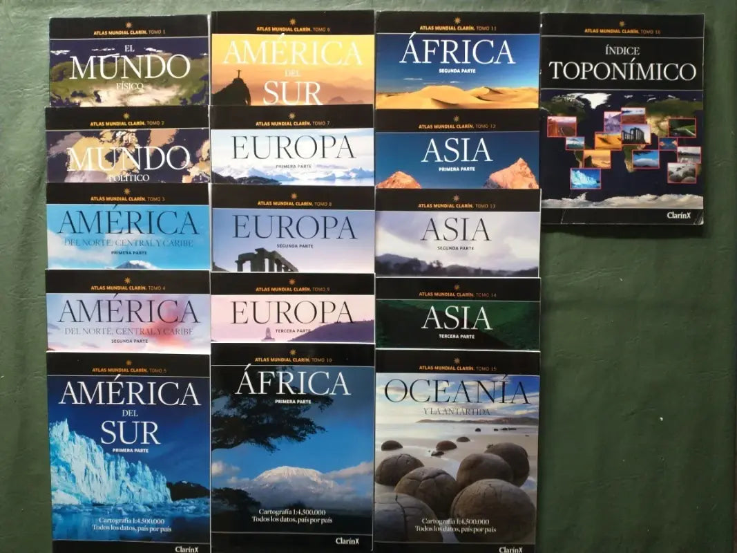 Libro usado en venta: Atlas Mundial Clarin del estudiante; editorial AGEA impreso en 2009 realizamos envios a todo el mundo.1