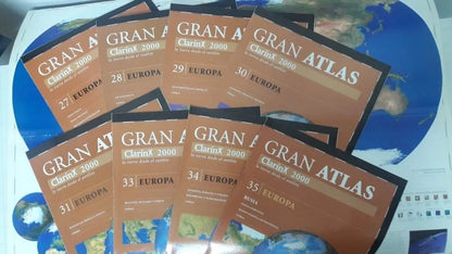 Libro usado en venta: La Tierra Desde El Satelite (2 Tomos) de Gran Atlas Clarin 2000; editorial AGEA impreso en 2000 envios a todo el mundo.4