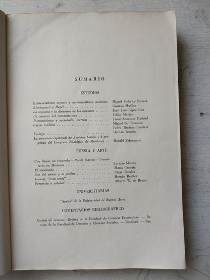 Libro usado en venta: Revista de la Universidad de Buenos Aires; editorial Instituto de Publicaciones impreso en 1949 envios a todo el mundo.3