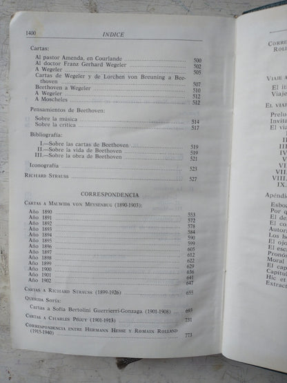 Libro usado en venta: Obras escogidas de Romain Rolland; editorial Aguilar impreso en 1968 realizamos envios a todo el mundo.4