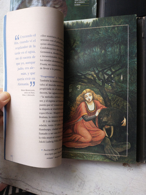 Libro usado en venta: Beethoven - Mozart - Mendelssohn de Grandes compositores de la musica clasica; editorial Clarin/Sol 90 impreso en 2003.2