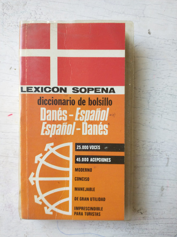 Libro usado en venta: Danes - Espa?ol / Espa?ol - Danes de Lexicon Sopena; editorial Ramon Sopena impreso en 1974 realizamos envios a todo el mundo.1