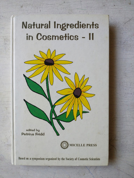 Libro usado en venta: Natural Ingredients in cosmetics - Vol. II de Petrina Fridd; editorial Micelle Press impreso en 1999 envios a todo el mundo.1