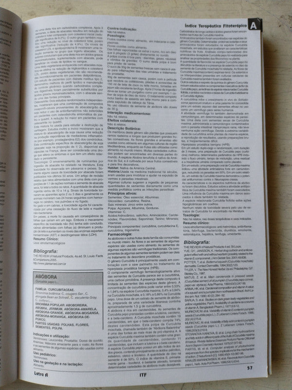 Libro usado en venta: Ervas medicinais de Indice Terapeutico Fitoterapico; editorial Epub impreso en 2008 realizamos envios a todo el mundo.3