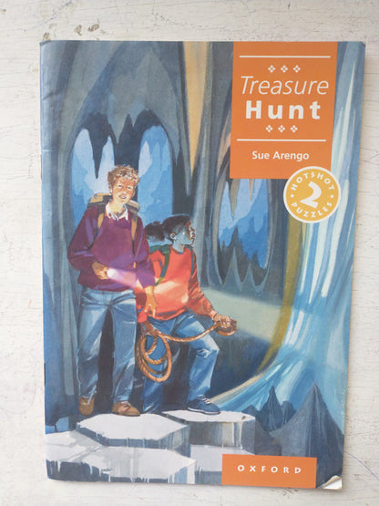 Libro usado en venta: Treasure Hunt de Sue Arengo; editorial Oxford University Press impreso en 2001 realizamos envios a todo el mundo.1