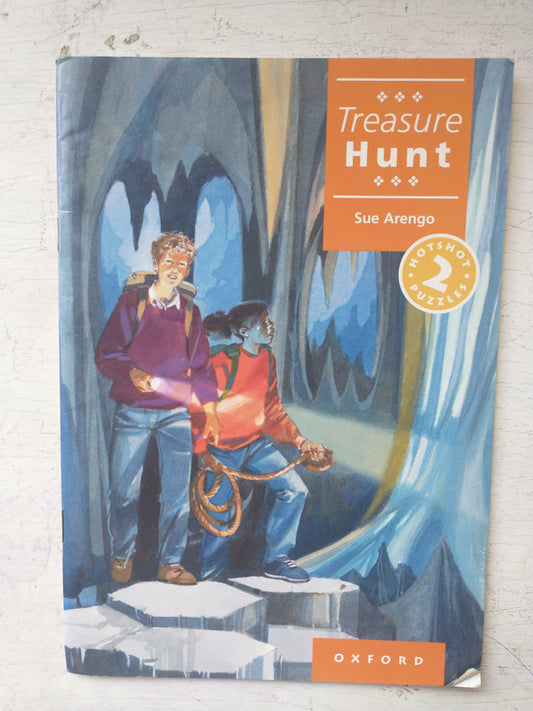Libro usado en venta: Treasure Hunt de Sue Arengo; editorial Oxford University Press impreso en 2001 realizamos envios a todo el mundo.1