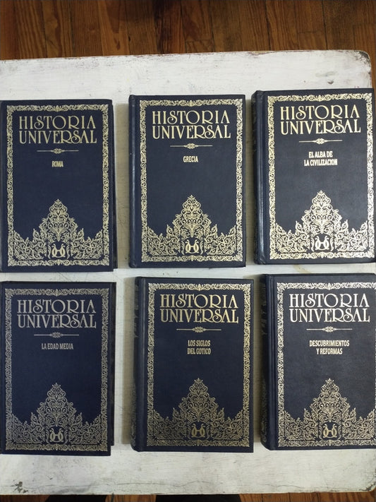 Libro usado en venta: Historia Universal (6 Tomos) de Carl Grimberg - Ragnar Svanstrom; editorial Circulo de Lectores impreso en 1982.1