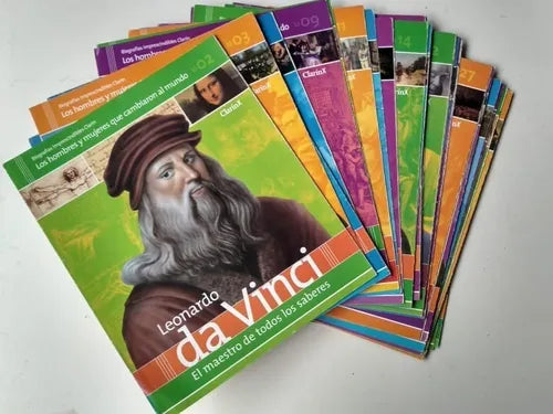 Libro usado en venta: Los hombres y mujeres que cambiaron al mundo (En carpeta contenedora) de Biografias imprescindibles Clarin; editorial AGEA 1.1