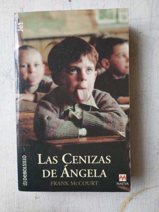 Libro usado en venta: Las cenizas de Angela de Frank McCourt; editorial DeBolsillo impreso en 2001 realizamos envios a todo el mundo.1
