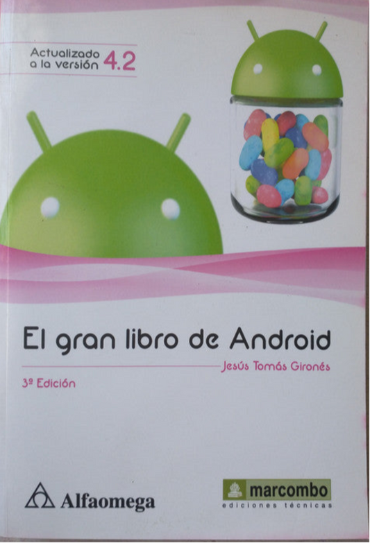 Portada del libro El gran libro de Android, Alfaomega version 4.2