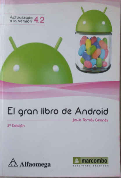 Portada del libro El gran libro de Android, Alfaomega version 4.2