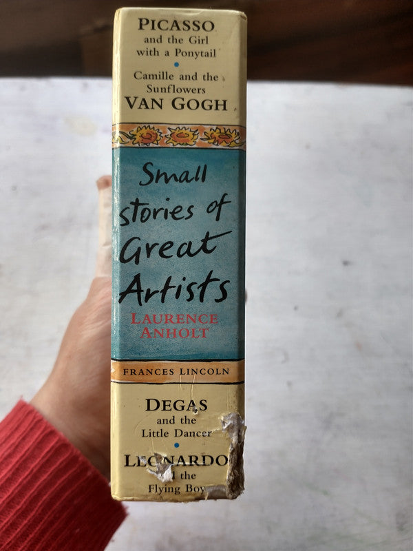 Libro usado en venta: Small stories of Great Artists de Laurence Anholt; editorial Laurence Anholt impreso en 2002 realizamos envios a todo el mundo.3