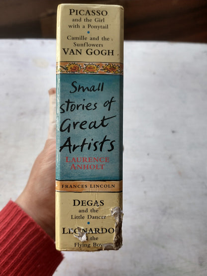 Libro usado en venta: Small stories of Great Artists de Laurence Anholt; editorial Laurence Anholt impreso en 2002 realizamos envios a todo el mundo.3