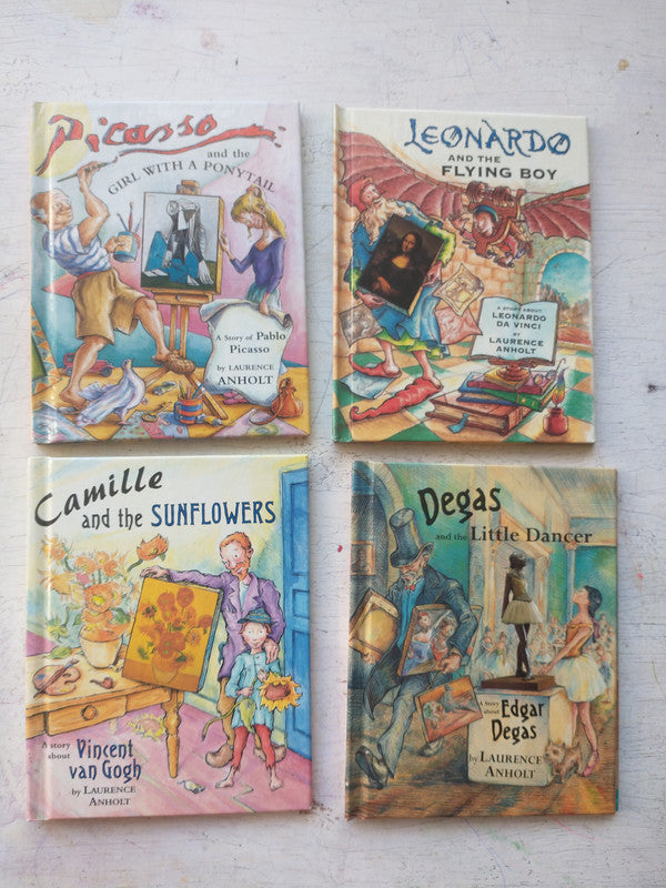 Libro usado en venta: Small stories of Great Artists de Laurence Anholt; editorial Laurence Anholt impreso en 2002 realizamos envios a todo el mundo.1