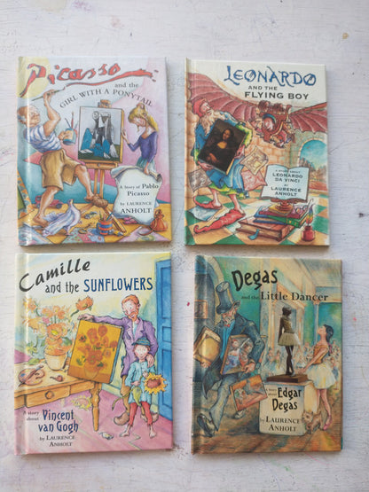 Libro usado en venta: Small stories of Great Artists de Laurence Anholt; editorial Laurence Anholt impreso en 2002 realizamos envios a todo el mundo.1