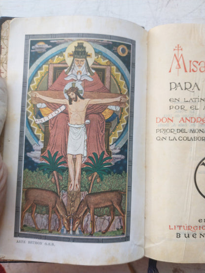 Libro usado en venta: Manual de la congregacion de las hijas de Maria; editorial Friburgo de Brisgovia impreso en 1913 envios a todo el mundo.2