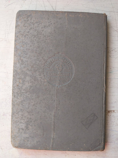 Libro usado en venta: Diccionario de los terminos tecnicos usados en Psicologia de F. Rodriguez; editorial Cabaut y Cia impreso en 1916.4