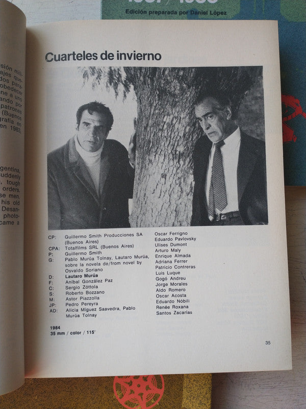 Libro usado en venta: Diccionario de realizadores contemporaneos de Jorge Abel Martin; editorial Instituto Nacional de Cinematografia impreso en 1987.2
