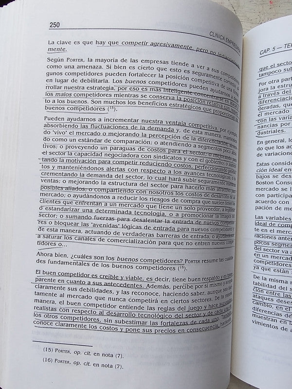 Libro usado en venta: Clinica empresaria de Gerardo Saporosi; editorial Macchi impreso en 1999 realizamos envios a todo el mundo.4