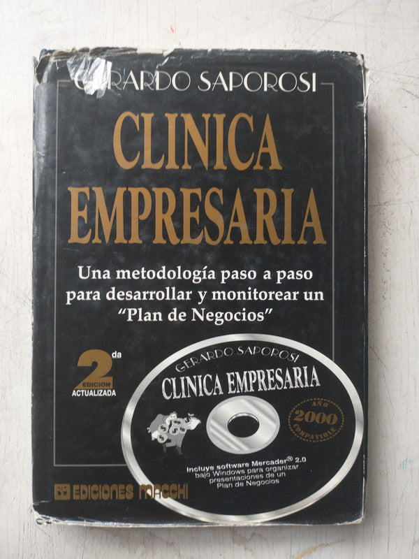 Libro usado en venta: Clinica empresaria de Gerardo Saporosi; editorial Macchi impreso en 1999 realizamos envios a todo el mundo.1