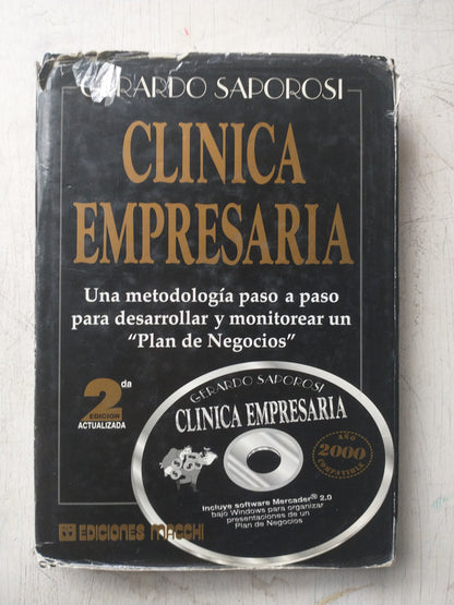 Libro usado en venta: Clinica empresaria de Gerardo Saporosi; editorial Macchi impreso en 1999 realizamos envios a todo el mundo.1