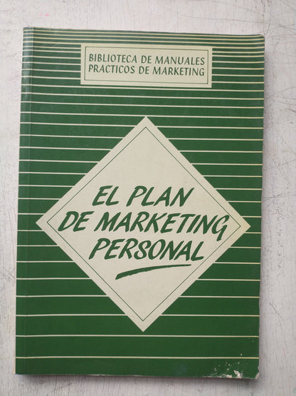Libro usado en venta: El plan de marketing personal; editorial Diaz de Santos impreso en 1989 realizamos envios a todo el mundo.1