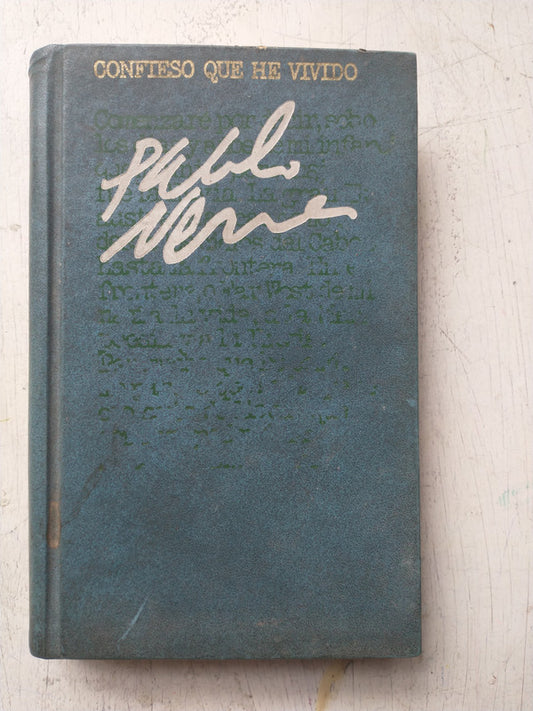 Libro usado en venta: Confieso que he vivido de Pablo Neruda; editorial Circulo de Lectores impreso en 1975 realizamos envios a todo el mundo.1