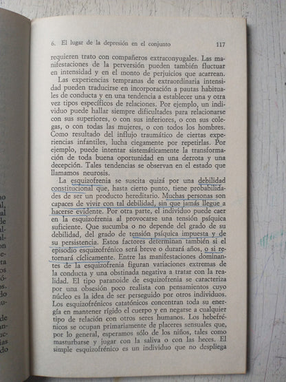 Libro usado en venta: La depresion: psicologia de la melancolia de Mortimer Ostow; editorial Alianza impreso en 1973 realizamos envios a todo el mundo.3