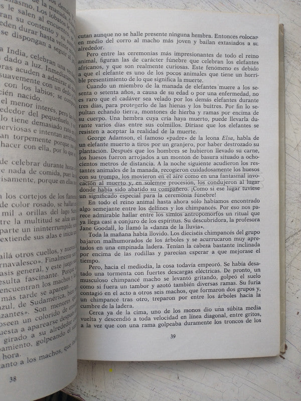 Libro usado en venta: Los animales son tambien humanos de Vitus B. Droscher; editorial Sudamericana - Planeta impreso en 1986 envios a todo el mundo.3