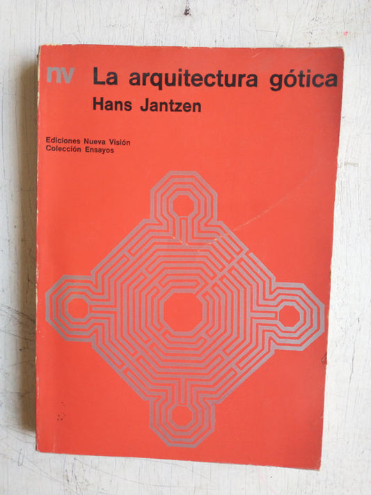 Libro usado en venta: La arquitectura gotica de Hans Jantzen; editorial Nueva Vision impreso en 1970 realizamos envios a todo el mundo.1