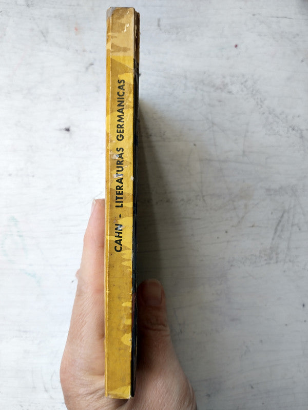 Libro usado en venta: Literaturas germanicas de Alfredo Cahn; editorial Fabril impreso en 1961 realizamos envios a todo el mundo.4