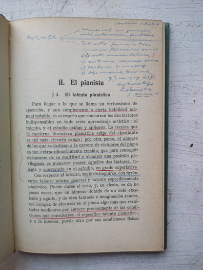 Libro usado en venta: Manual del pianista de Hugo Riemann; editorial Labor impreso en 1951 realizamos envios a todo el mundo.4
