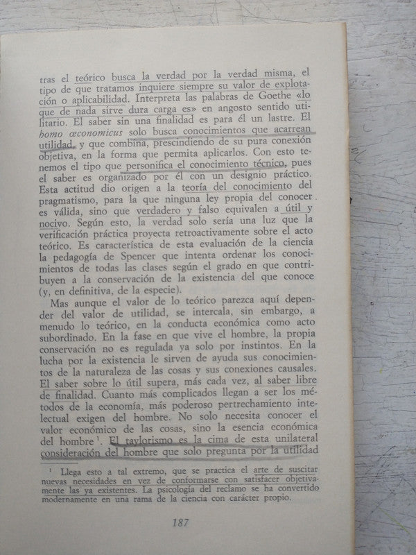 Libro usado en venta: Formas de vida - Psicologia y etica de la personalidad de Eduardo Spranger; editorial Revista de Occidente impreso en 1972.3