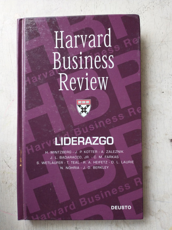 Libro usado en venta: Liderazgo de Harvard Business Review; editorial Deusto impreso en 2004 realizamos envios a todo el mundo.1