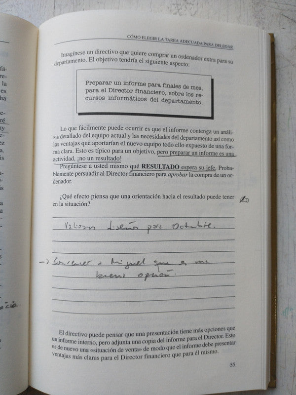 Libro usado en venta: Como delegar, sin perder el control de J. Payne - S. Payne; editorial Folio impreso en 1995 realizamos envios a todo el mundo.2