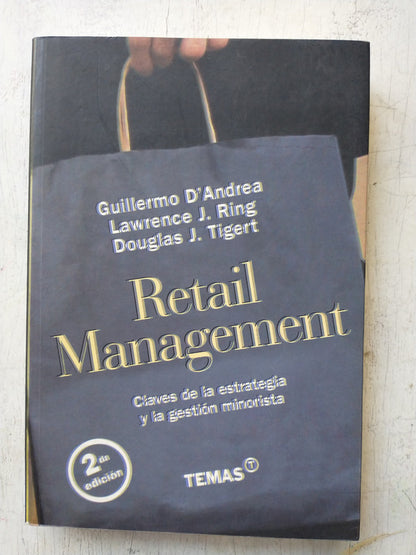 Libro usado en venta: Retail Management; editorial Temas impreso en 2005 realizamos envios a todo el mundo.1