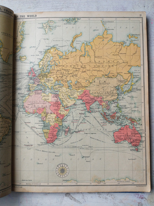 Libro usado en venta: The comparative atlas de J. G. Bartholomew LL. D.; editorial Meiklejohn & Son, Ltd realizamos envios a todo el mundo.4