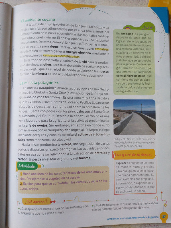 Libro usado en venta: Ciencias Sociales 5 Nacion - Mas actividades y proyectos; editorial Tinta Fresca impreso en 2018 envios a todo el mundo.3