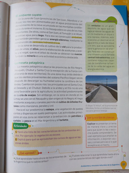 Libro usado en venta: Ciencias Sociales 5 Nacion - Mas actividades y proyectos; editorial Tinta Fresca impreso en 2018 envios a todo el mundo.3