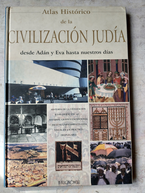 Libro usado en venta: Atlas historico de la Civilizacion judia desde Adan y Eva hasta nuestros dias; editorial H. Kliczkowski envios a todo el mundo.1