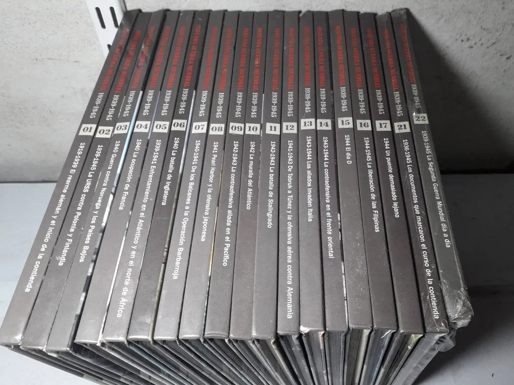 Libro usado en venta: Segunda Guerra Mundial (22 Tomos con DVD color) de Caballero Jurado - Grondona - Losada; Planeta/La nacion impreso en 20091.2