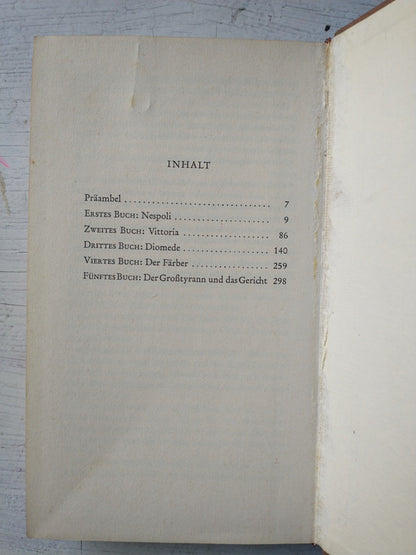 Libro usado en venta: Der Grosstyrann und das gericht de Werner Bergengruen; editorial Nympheburger Verlagshandlung realizamos envios a todo el mundo.3