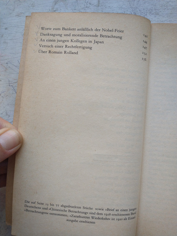 Libro usado en venta: Krieg und Frieden de Hermann Hesse; editorial Fischer Bucherei impreso en 1965 realizamos envios a todo el mundo.3