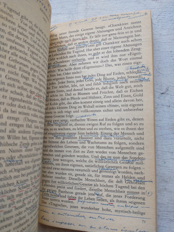 Libro usado en venta: Krieg und Frieden de Hermann Hesse; editorial Fischer Bucherei impreso en 1965 realizamos envios a todo el mundo.5