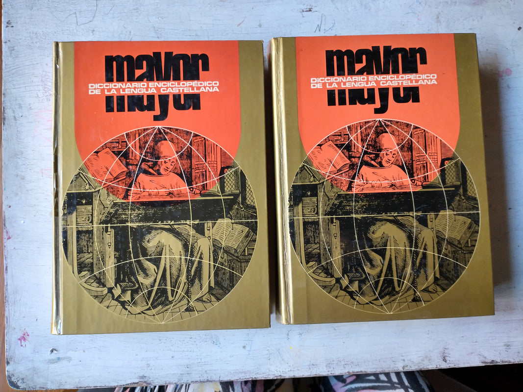 Libro usado en venta: Diccionario enciclopedico de la lengua Castellana (2 Tomos) de Mayor; editorial Codex impreso en 1968 envios a todo el mundo.1