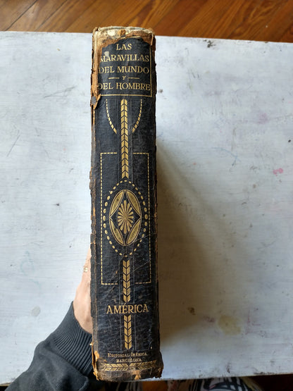 Libro usado en venta: Geografia Universal (4 tomos) de Ramon Otero Pedrayo; editorial Instituto Gallach de Librería y Ediciones impreso en 1952.2