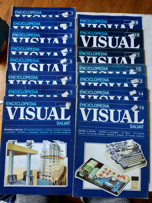 Libro usado en venta: Enciclopedia Visual Salvat (25 Volumenes); editorial Salvat impreso en 1978 realizamos envios a todo el mundo.1