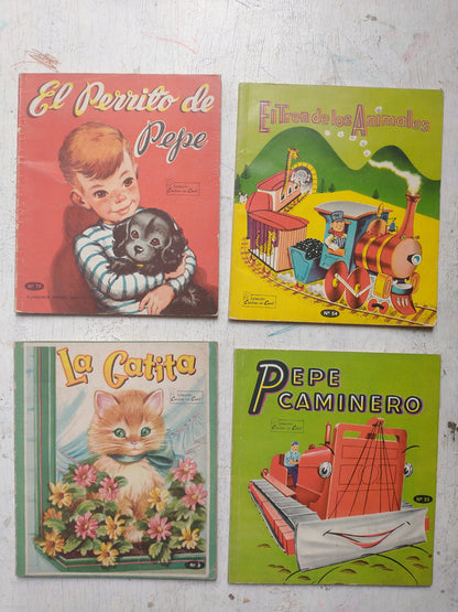 Libro usado en venta: Cuentame un cuento (4 Libros) de Elizabeth Roberts; editorial Novaro impreso en 1961 realizamos envios a todo el mundo.1