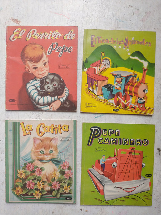 Libro usado en venta: Cuentame un cuento (4 Libros) de Elizabeth Roberts; editorial Novaro impreso en 1961 realizamos envios a todo el mundo.1